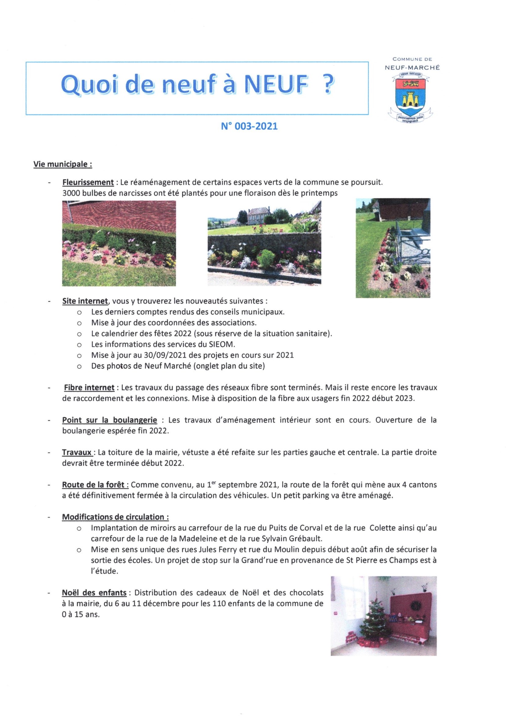 quoi de neuf à neuf 3 2021